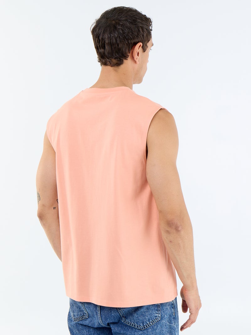 Débardeur en coton Orange - Kiabi