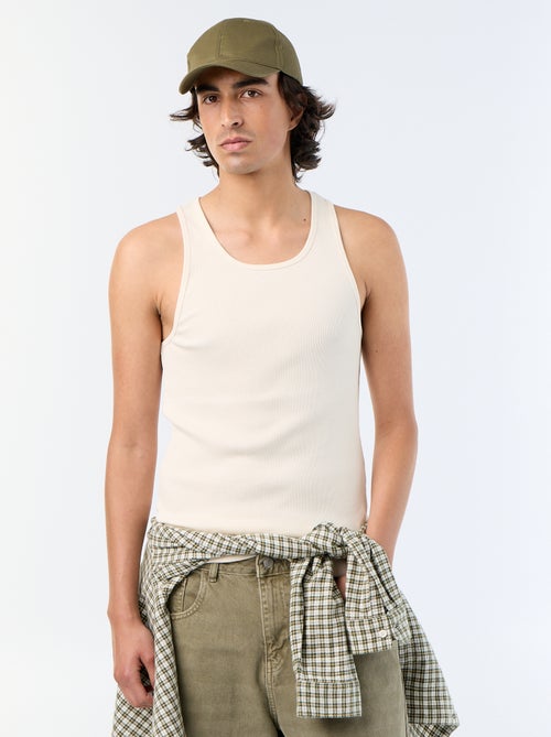 Débardeur en coton pour homme à col rond - Kiabi Débardeur en coton pour homme à col rond - Kiabi