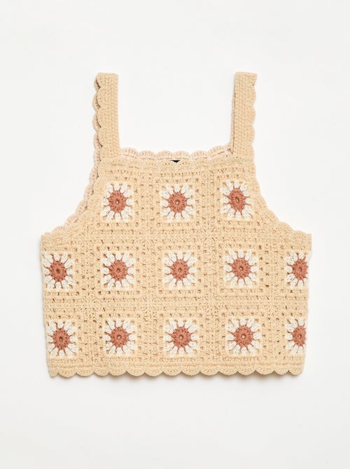 Débardeur en crochet - Kiabi