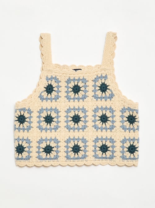 Débardeur en crochet - Kiabi