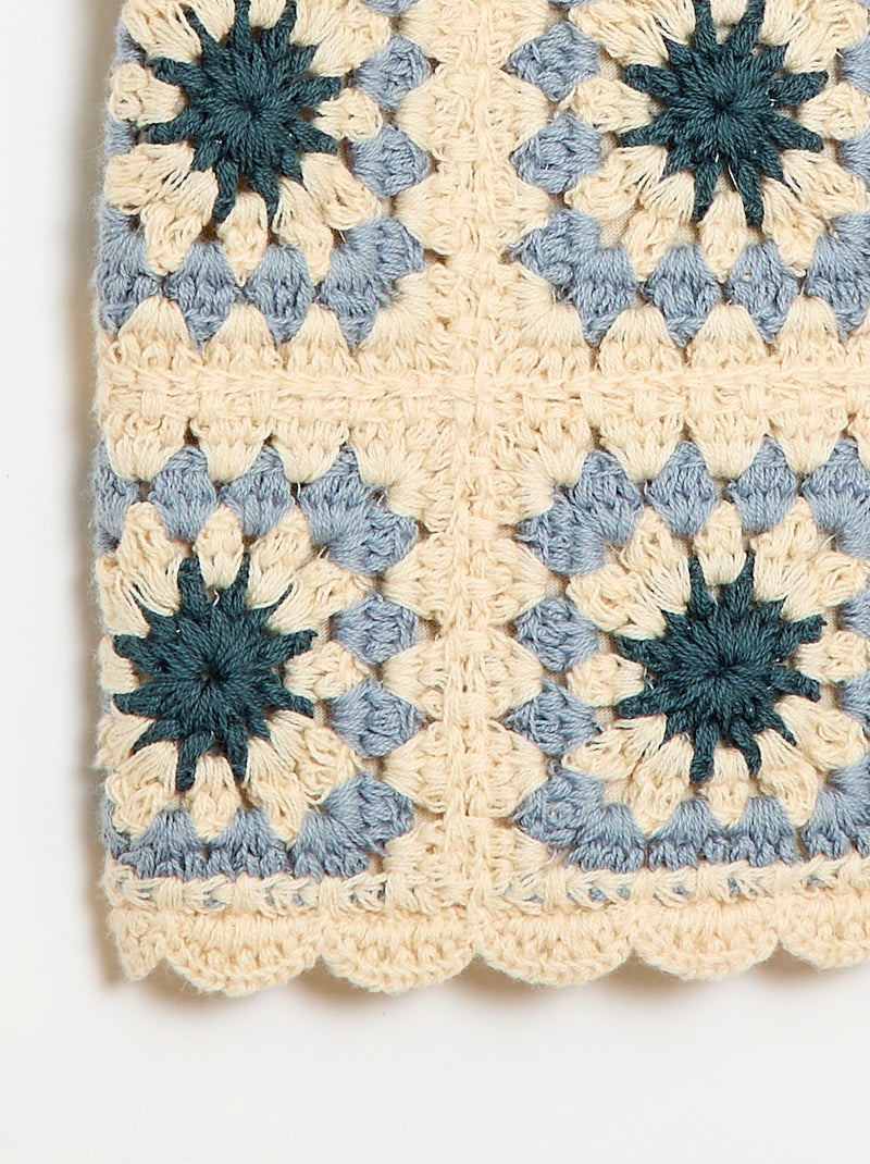 Débardeur en crochet Beige - Kiabi