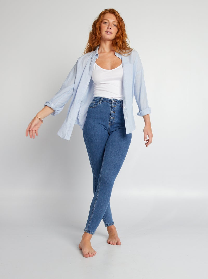 Débardeur fines bretelles Blanc - Kiabi