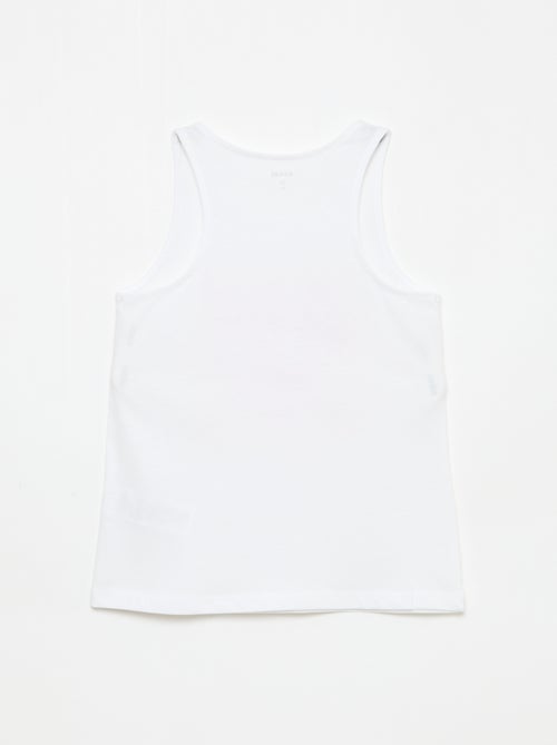 Débardeur imprimé à col rond - Kiabi