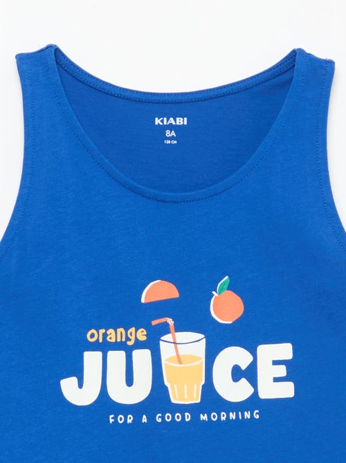 Débardeur imprimé à col rond - Kiabi
