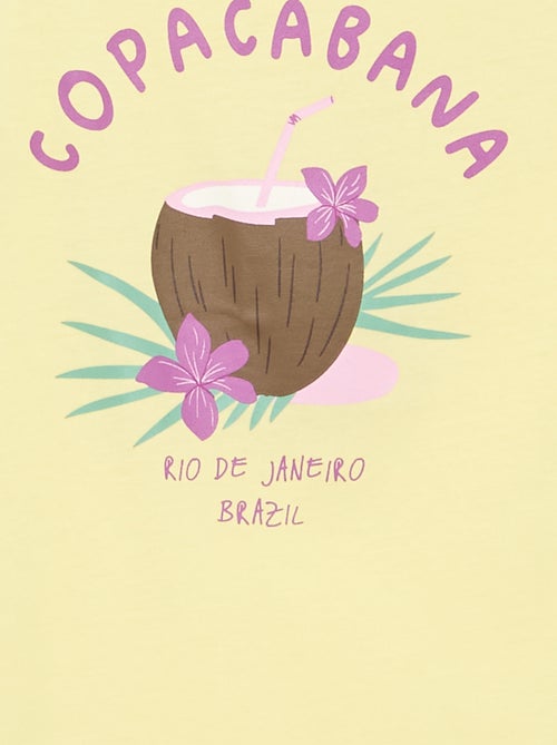 Débardeur imprimé à col rond - Kiabi