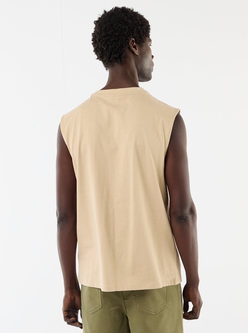 Débardeur imprimé devant - Kiabi