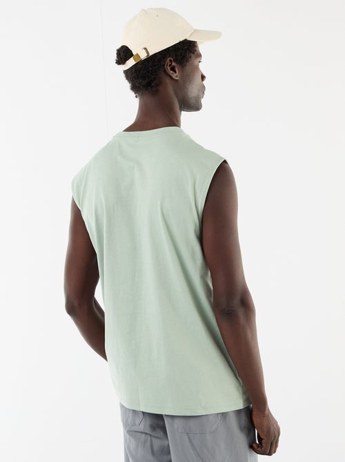 Débardeur imprimé devant - Kiabi