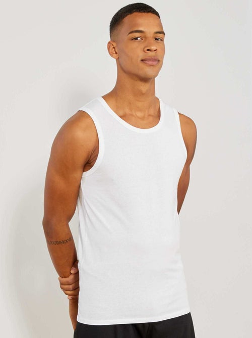 Débardeur nuit en jersey uni - Kiabi