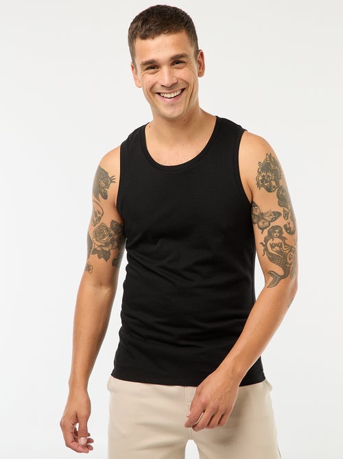 Débardeur nuit en jersey uni - Kiabi