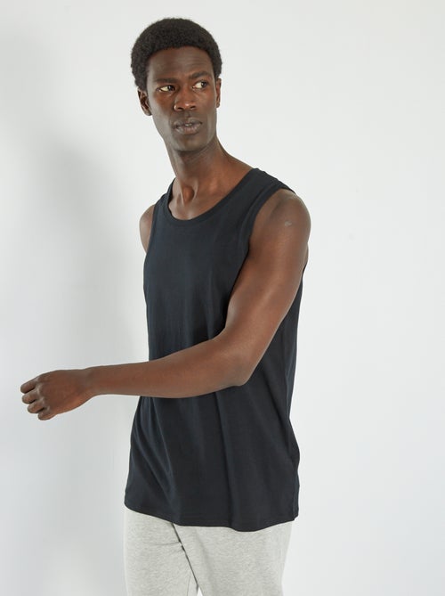 Débardeur nuit en jersey uni - Kiabi