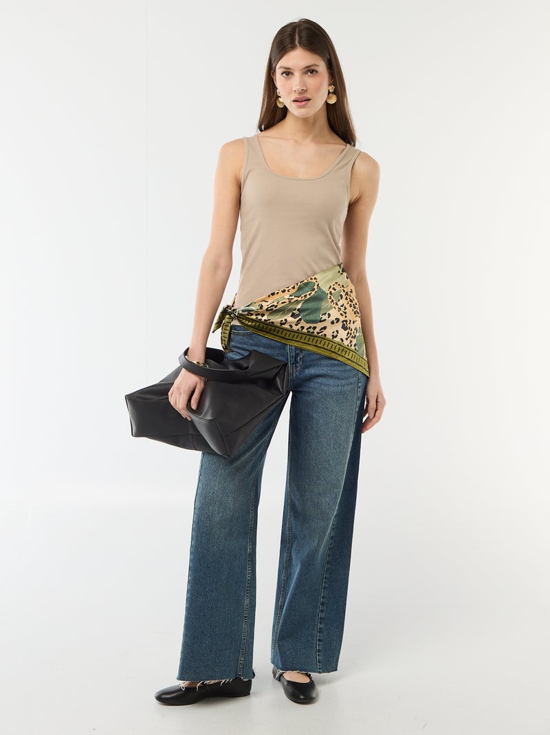 Débardeur sans manches Beige - Kiabi