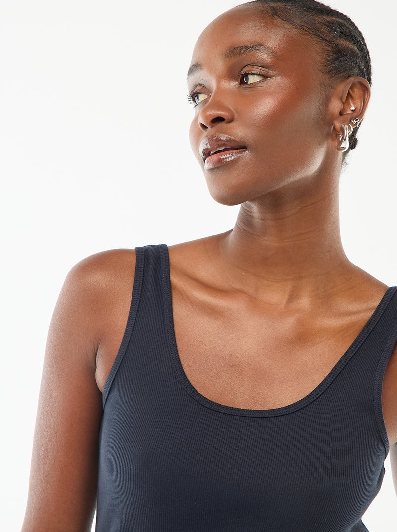 Débardeur sans manches Bleu - Kiabi