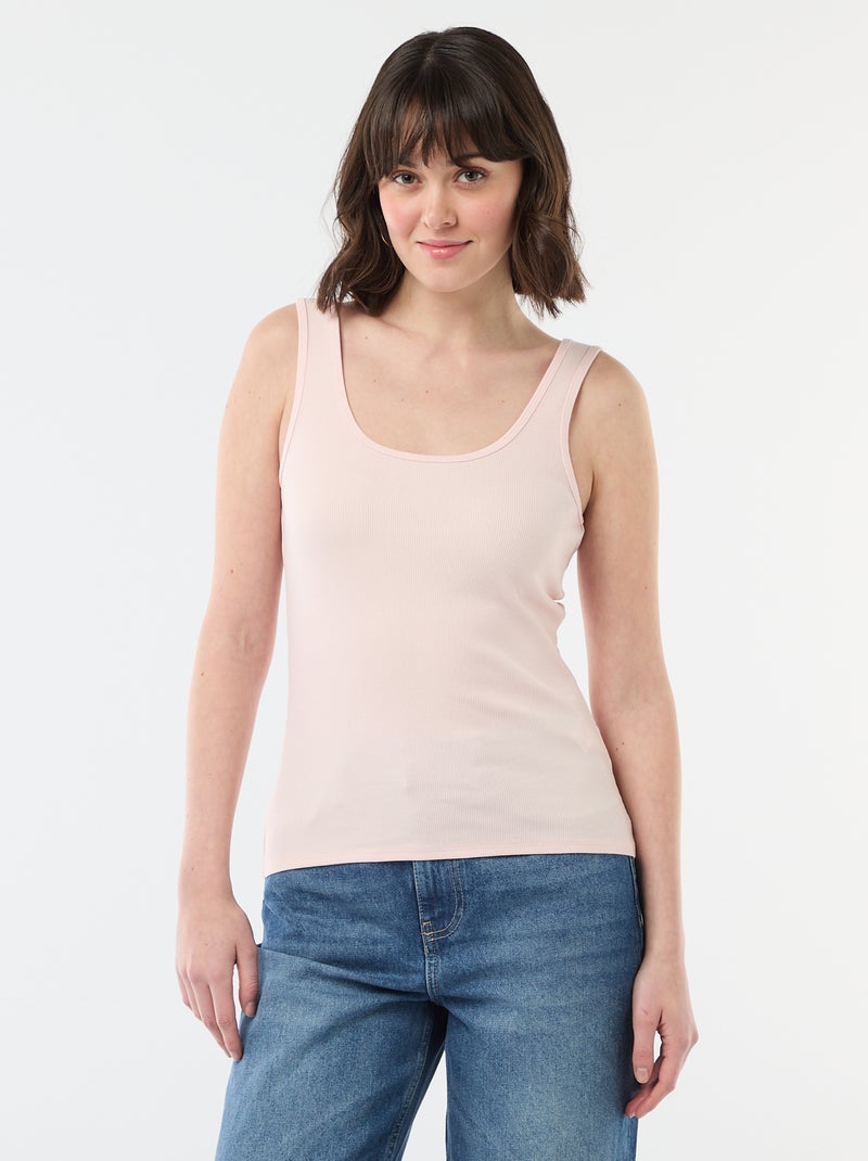Débardeur sans manches Rose - Kiabi