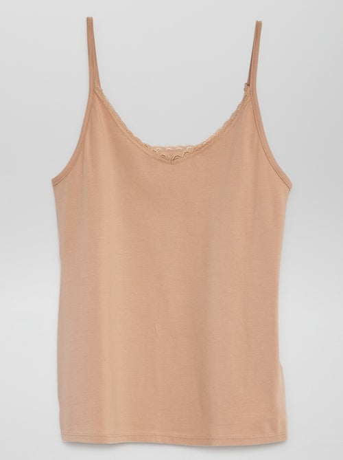 Débardeur sous-vêtement à fines bretelles - Kiabi