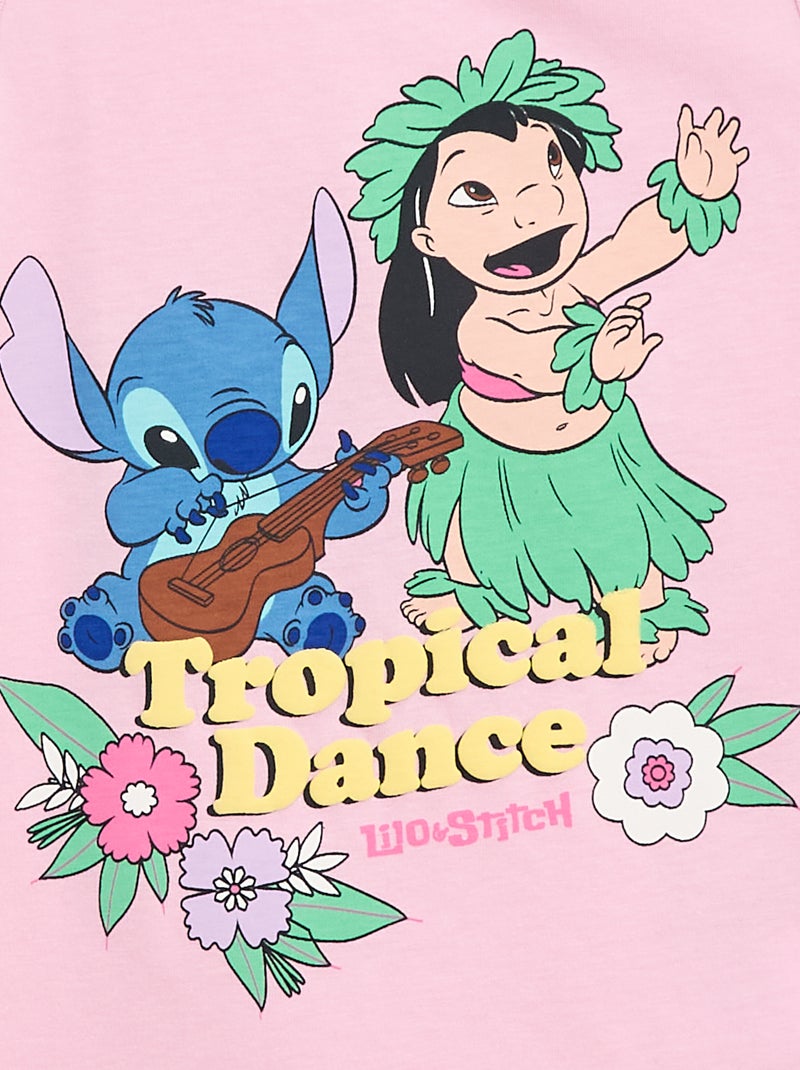 Débardeur 'Stitch' 'Disney' imprimé Rose - Kiabi