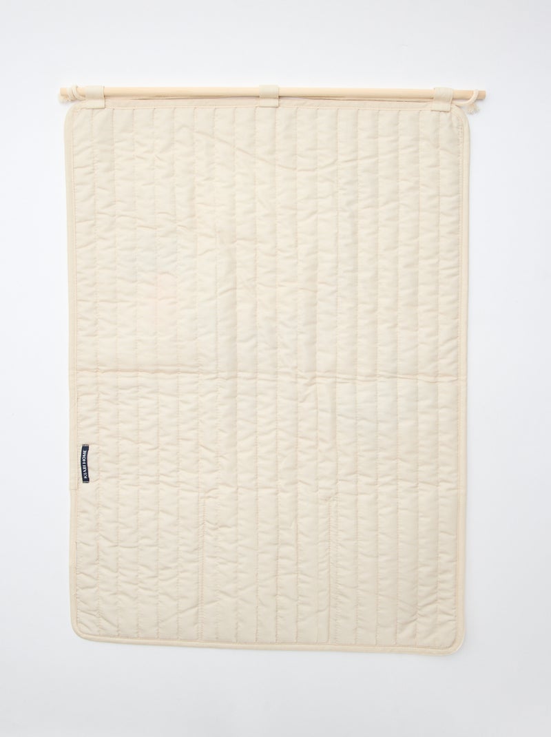 Décoration murale avec pochettes de rangement Beige - Kiabi