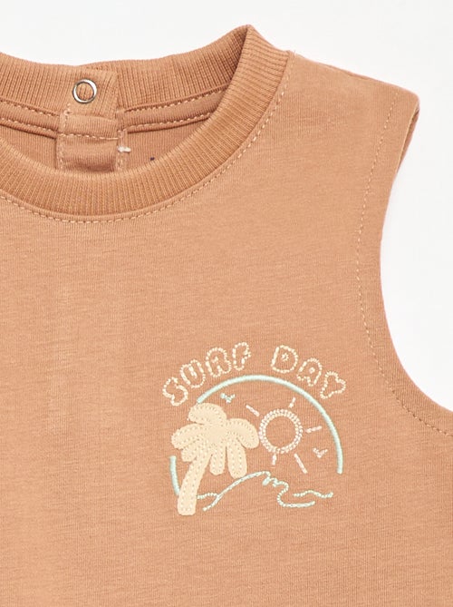 Decorative Embroidered Tank Top - Kiabi