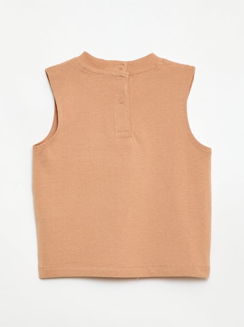 Decorative Embroidered Tank Top - Kiabi