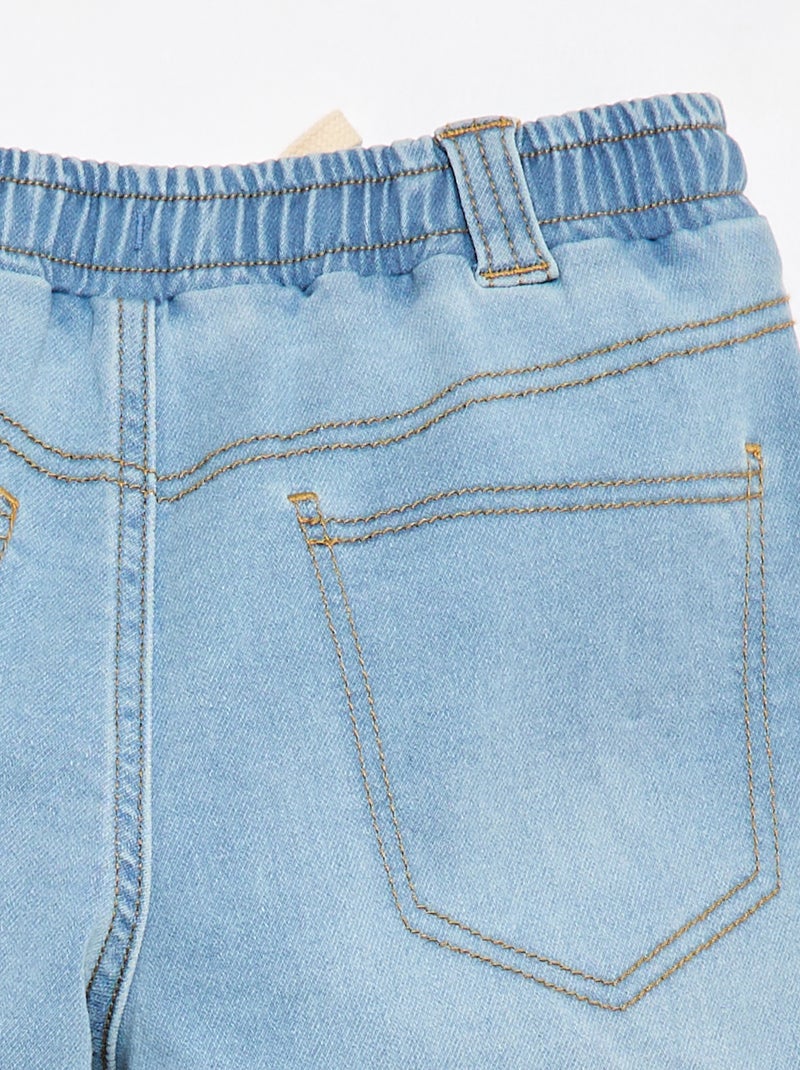 Denim Bermuda Shorts - Easy-Wear Collection Blue - Kiabi