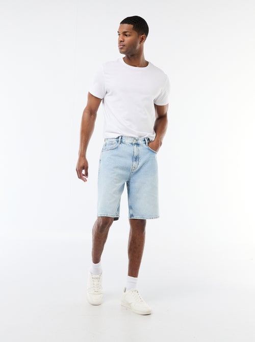 Denim Bermuda Shorts - Kiabi