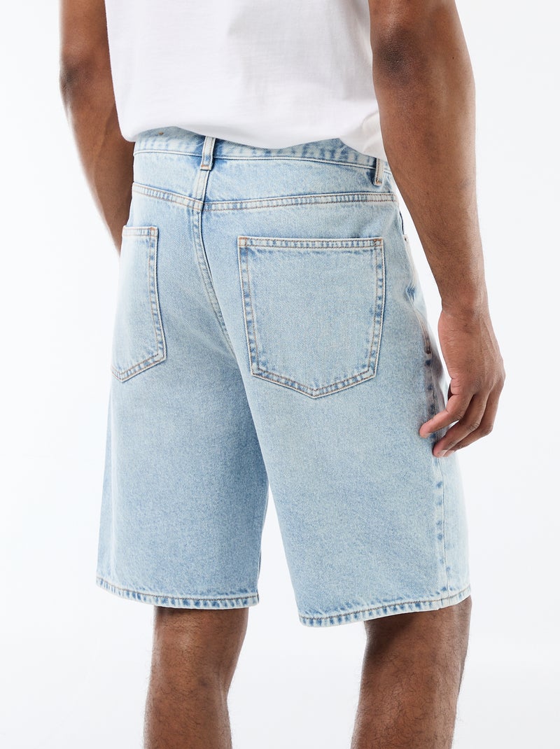 Denim Bermuda Shorts Blue - Kiabi