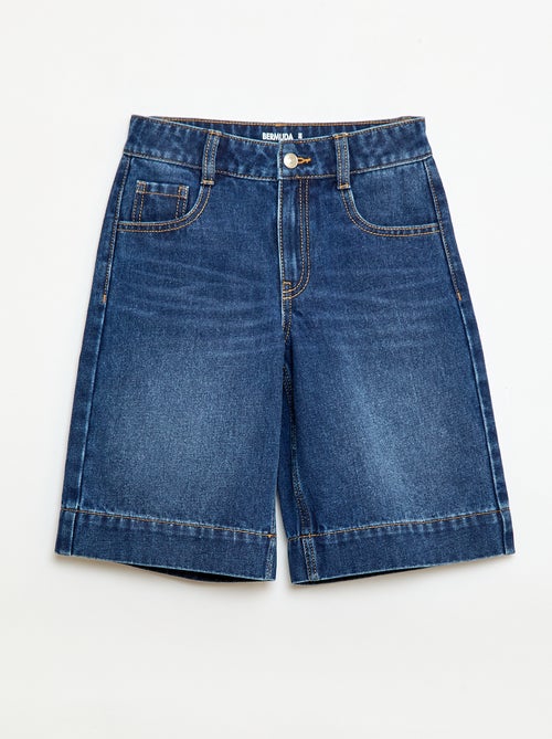Denim Bermuda Shorts - Kiabi
