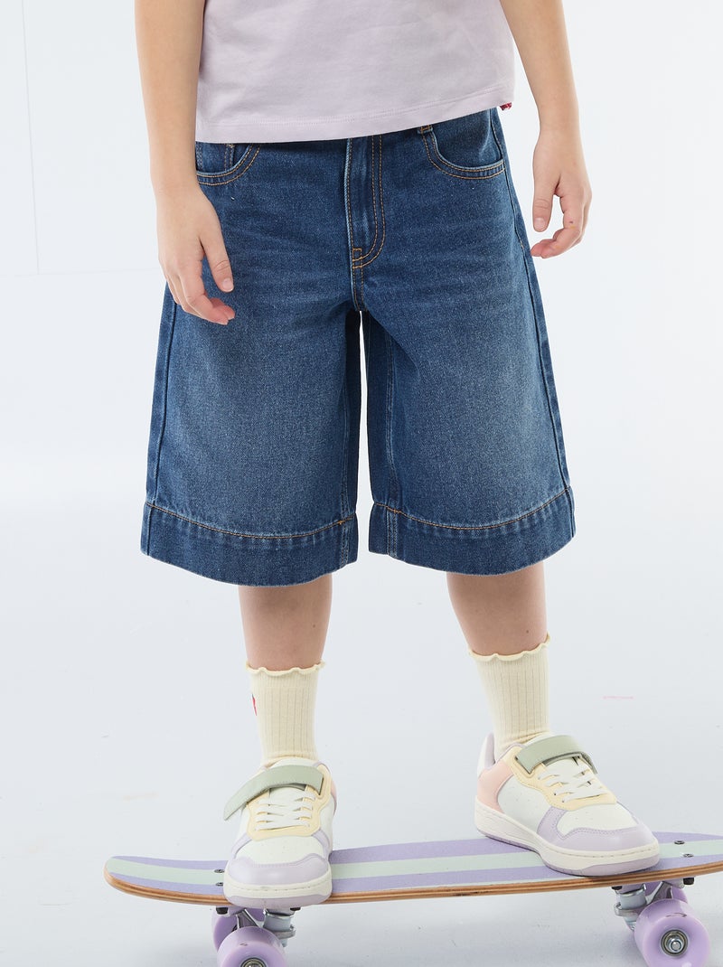Denim Bermuda Shorts Blue - Kiabi