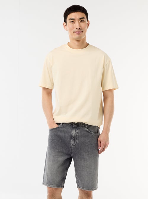 Denim Bermuda Shorts - Kiabi
