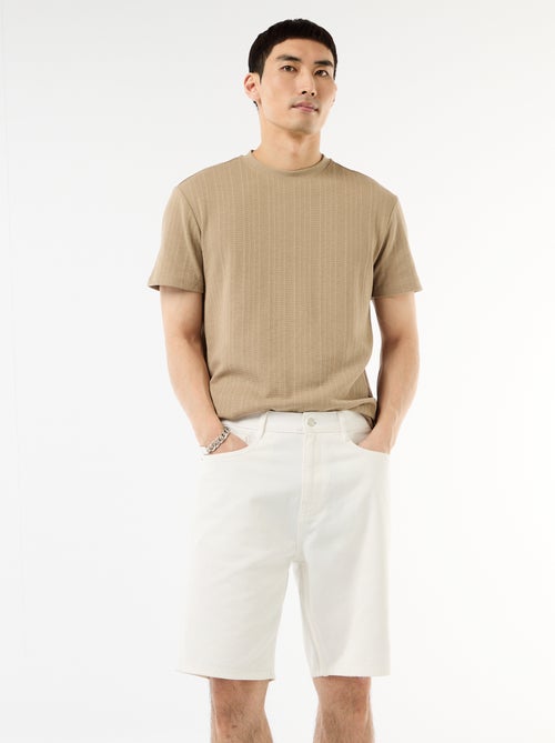 Denim Bermuda Shorts - Kiabi