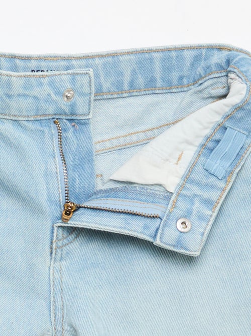 Denim-Bermuda slim fit Stretch aus Baumwolle - Kiabi