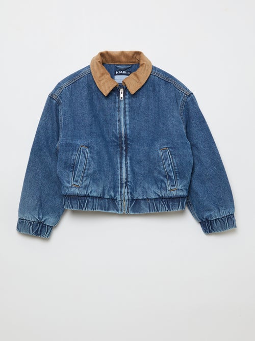 Denim Bomber Jacket - Kiabi