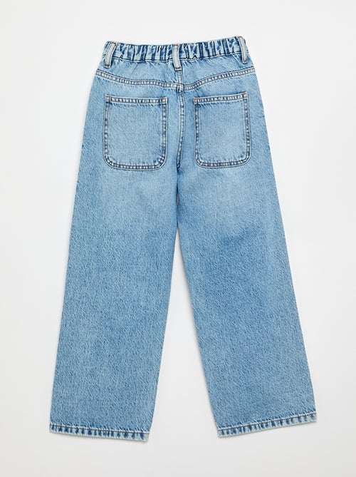 Denim coupe baggy 5 poches - Kiabi