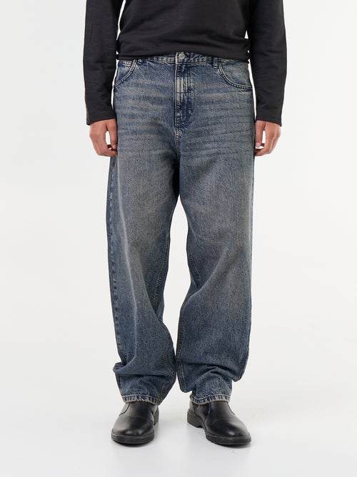 Denim coupe large 5 poches - Kiabi