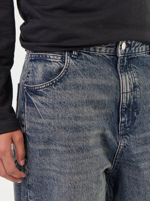 Denim coupe large 5 poches - Kiabi