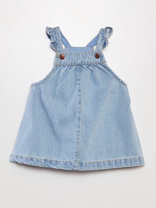 Denim dungaree dress - Kiabi