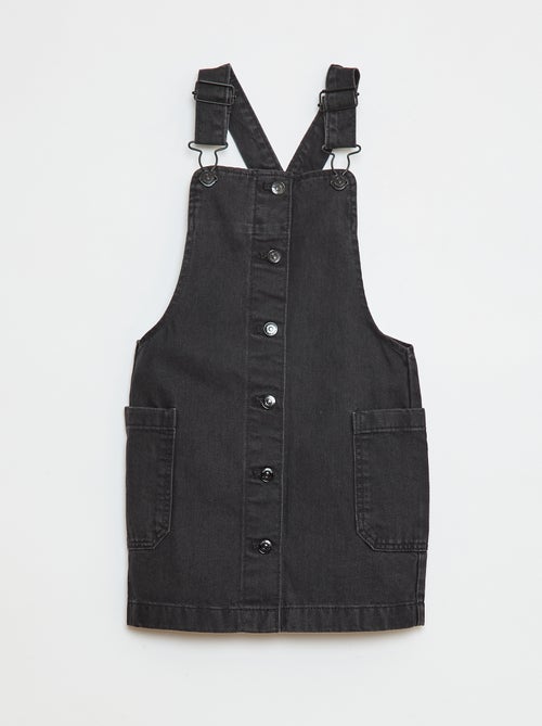 Denim dungaree dress - Kiabi