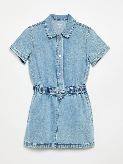Denim-Hemdblusenkleid - Kiabi
