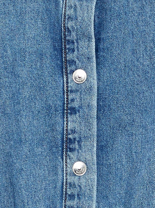 Denim-Hemdblusenkleid - Kiabi Denim-Hemdblusenkleid - Kiabi