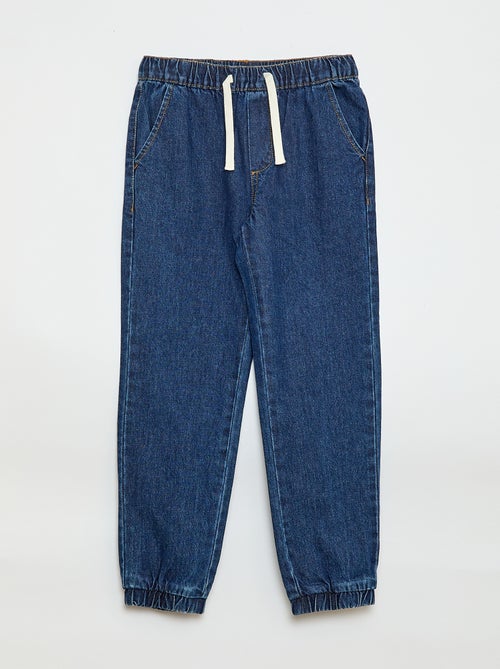 Denim-Hose im Jogger-Schnitt - Kiabi