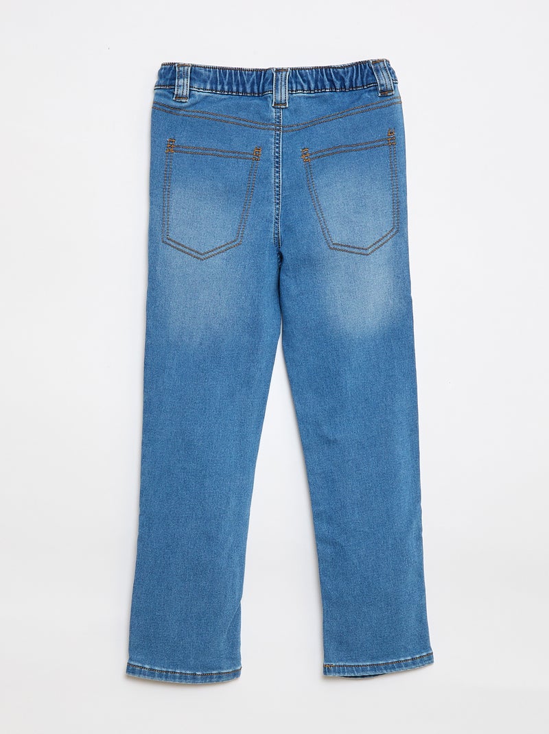 Denim-Hose – Kollektion zum einfachen Anziehen Stein - Kiabi