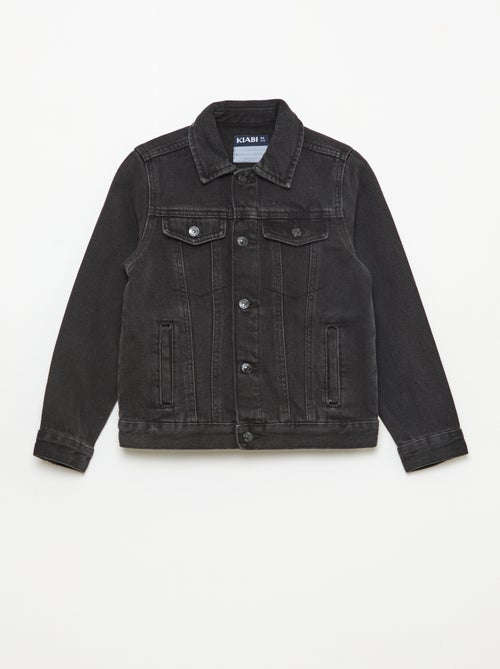 Denim jacket with button fastening - Kiabi