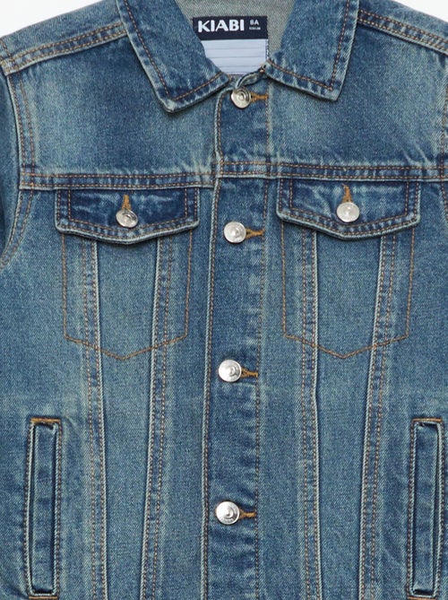 Denim Jacket with Button Fastening - Kiabi