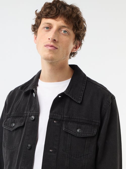 Denim jacket with chest pockets - Kiabi