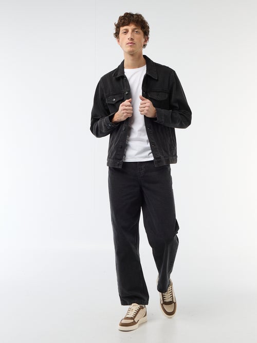 Denim jacket with chest pockets - Kiabi