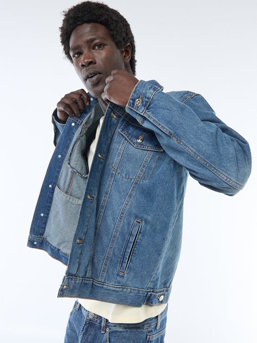 Denim jacket with chest pockets - Kiabi