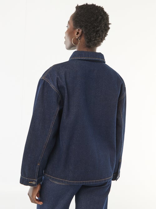 Denim jacket with patch pockets - Kiabi Denim jacket with patch pockets - Kiabi