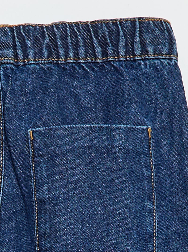 Denim Jogger Trousers Blue - Kiabi