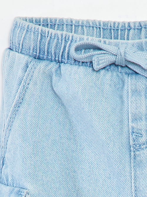 Denim-Jogginghose mit Taschen - Kiabi