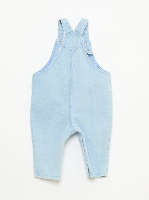 Denim-Latzhose mit 'Disney'-Motiv - Kiabi