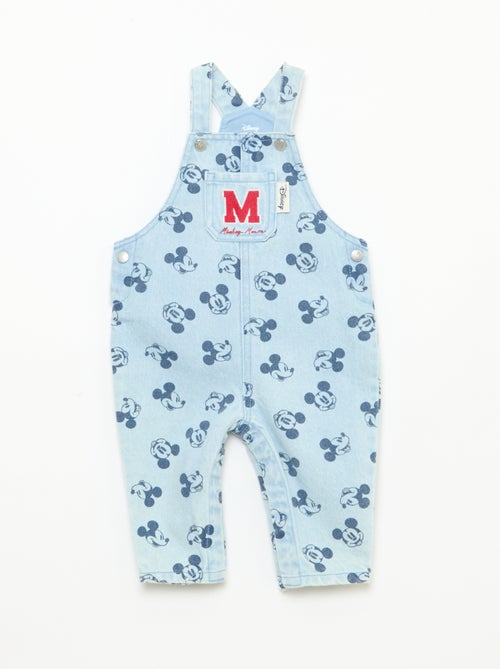 Denim-Latzhose mit 'Disney'-Print - Kiabi